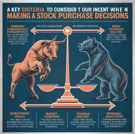 What criteria should you use to eliminate stocks when making a purchase decision?